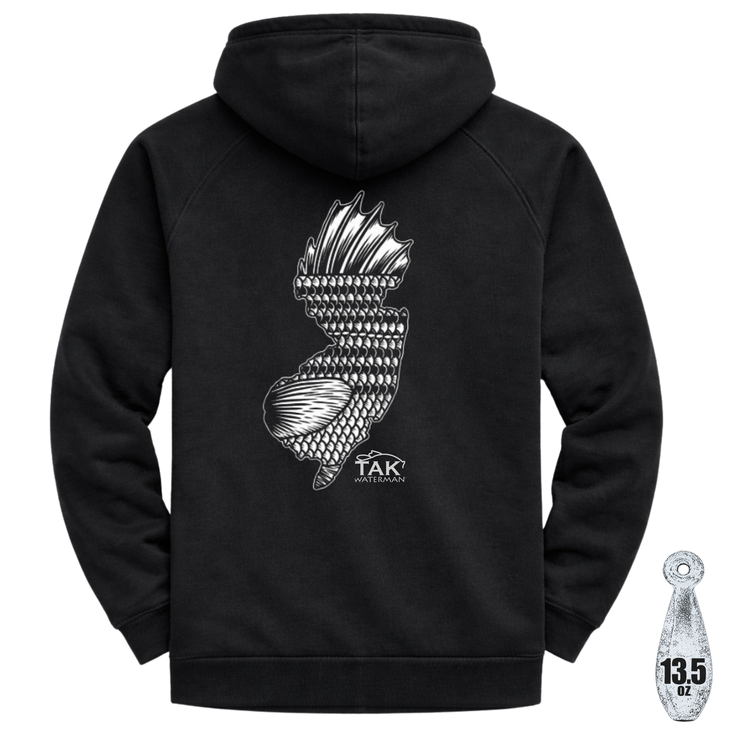 Dawn Patrol Heavyweight Hoodie w/ NJ Striper Logo