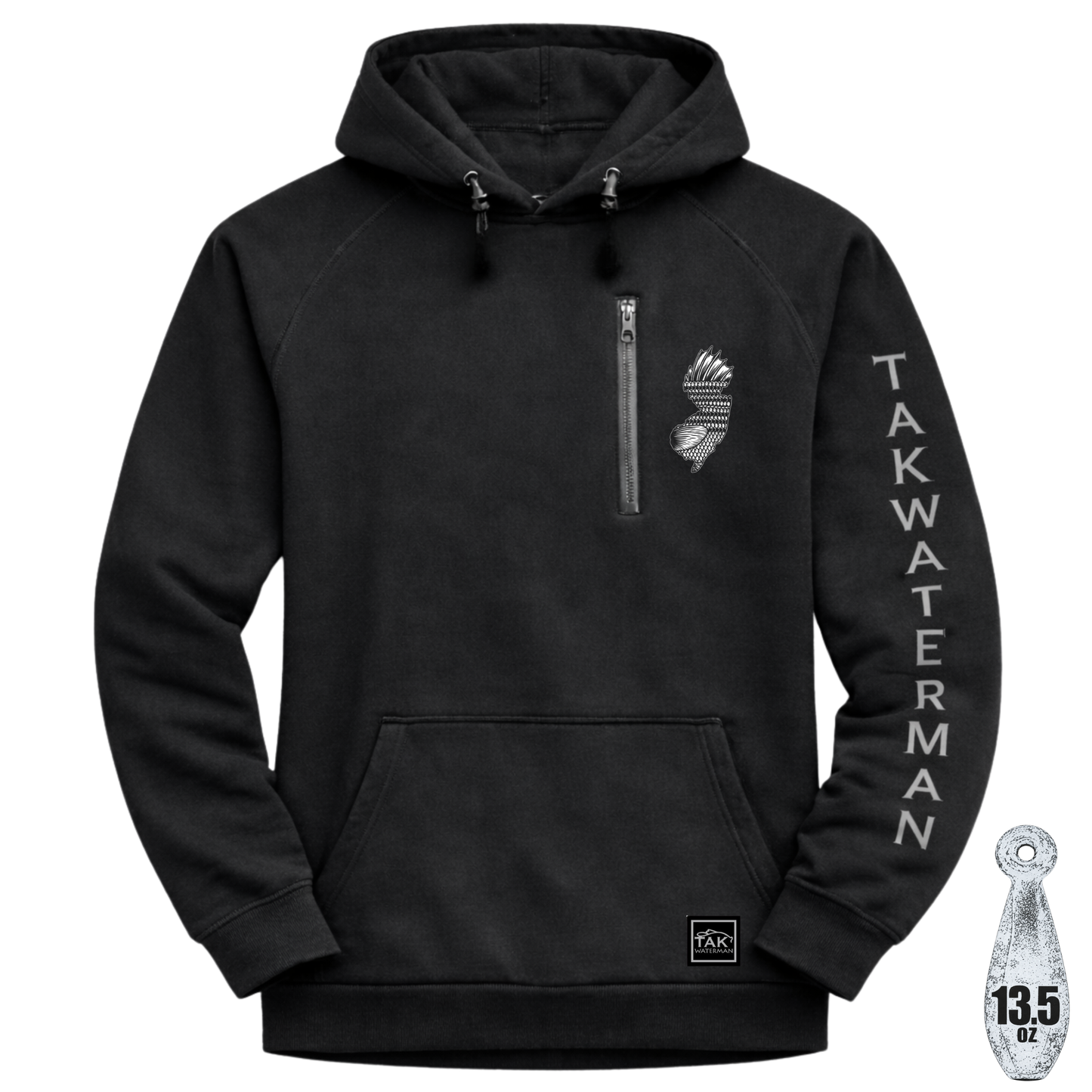 Dawn Patrol Heavyweight Hoodie w/ NJ Striper Logo