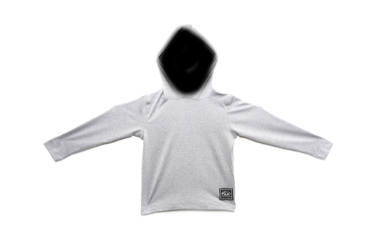 Youth Solar Stretch® Performance L/S Hoody | Grey