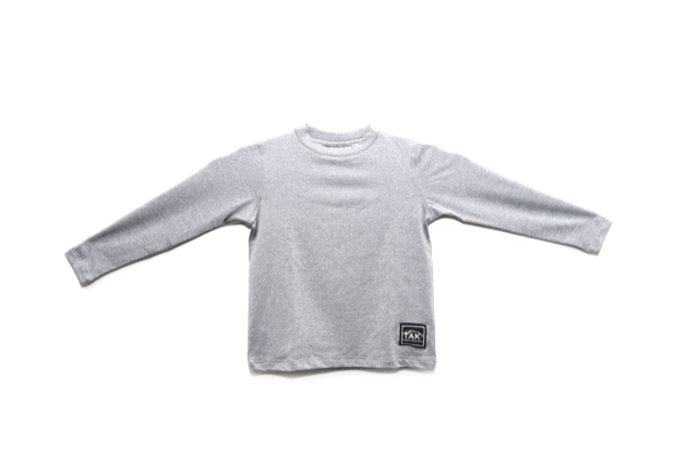 Toddler Solar Stretch® Performance L/S | Grey