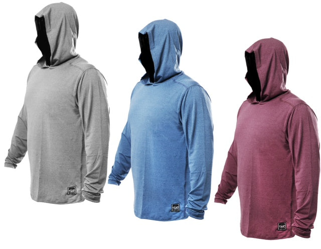 Solar Stretch® Performance Hoodie | Heather Grey