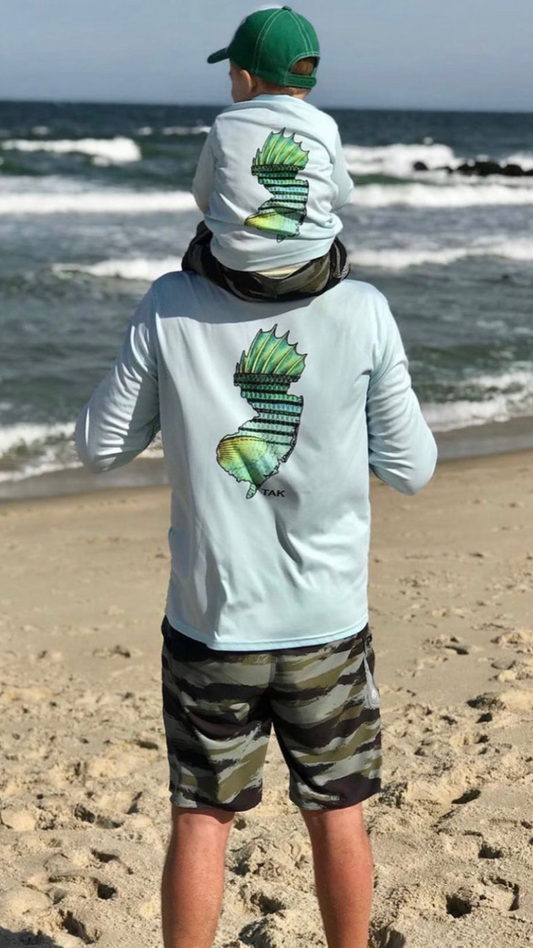 Toddler-Youth NJ Striper Solar Tech L/S Hoody