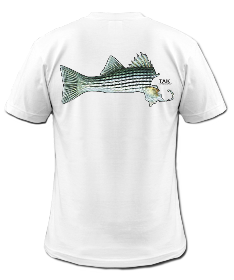 Cotton Flex® Massachusetts Striper Tee ***Tees run small would suggest ordering one size up****