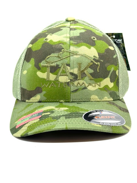 Tak Waterman |  Flex Fit Trucker Hat Tropic Camo