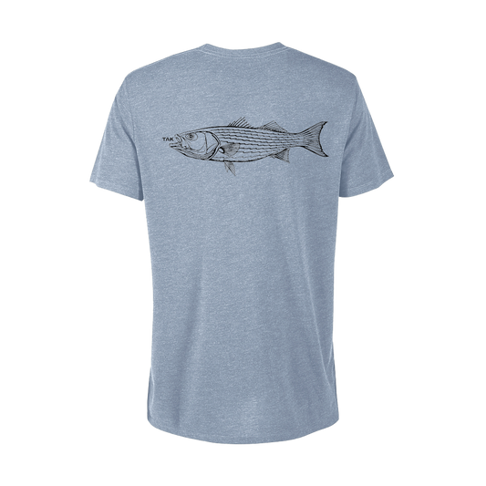 Solar Stretch® Striper Performance T-Shirt | Light Blue