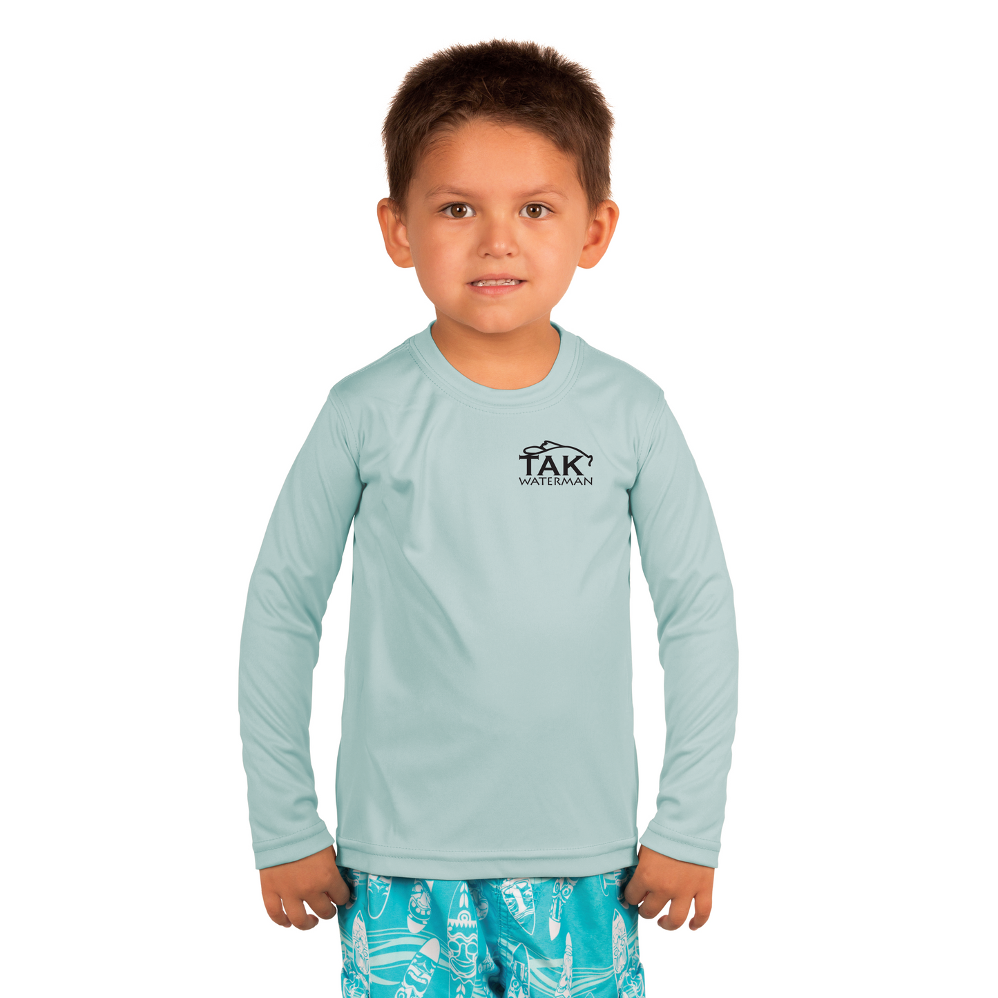 NJ Striper Solar Tech LS Shirt | Sea Blue | Boys, Girls and Toddlers