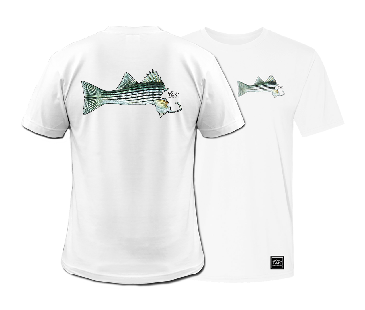 Cotton Flex® Massachusetts Striper Tee ***Tees run small would suggest ordering one size up****